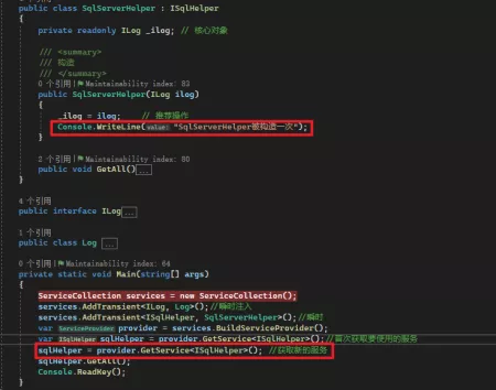 .NetCore内置IOC容器ServiceCollection