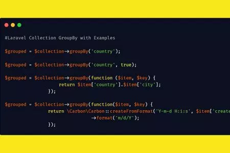Laravel集合分组(groupBy)并且修改分组键名的方法
