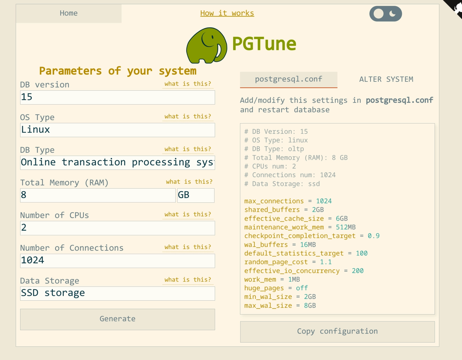 PostgreSQL 配置优化和日志分析